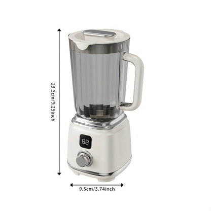 USB Rechargeable Portable Juicer Blender with Digital Display for Smoothies & Shakes, Home Office Travel