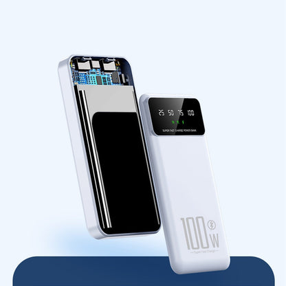 65000mAh Portable Power Bank with LED Display USB Charger for iPhone 17 16 15 14 13 12 11 XS Android Phones Tablets