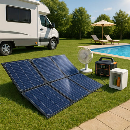 600W Solar Panel Kit with Battery Charge Controller – 36V Off-Grid Power for Car, Caravan, RV & Outdoor Use