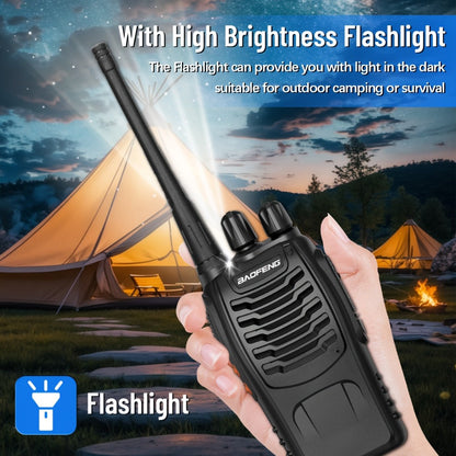 Baofeng Long Range Walkie Talkies for Adults with Earpieces 16 Channel Rechargeable Two Way Radio VOX for a Home Lash Beauty Routine