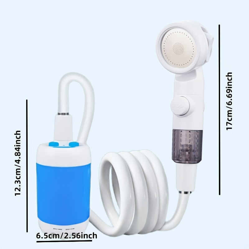 Rechargeable Electric Camping Shower Pump – Portable Outdoor Shower for Hiking, Climbing, Beach & Backpacking