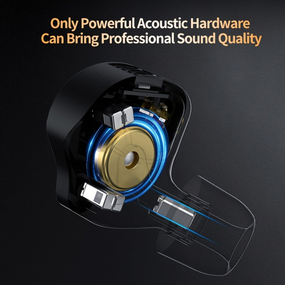 KZ ZS12 PRO X In-Ear Monitor Hybrid IEM Headphones Detachable Cable Noise Cancelling for Bedside Audio, Alarms and Room Entertainment