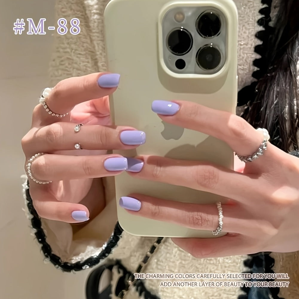 Gel Nail Polish 6-Color Electroplating-Finish Set with Shades M88-M93 in 0.51oz Bottles and UV/LED Soak-Off Cure