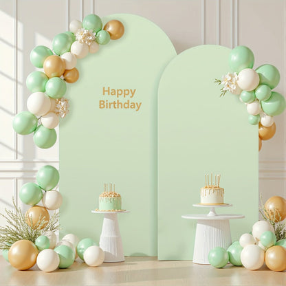 Wedding Arch Cover 2pcs Stretchable Wrinkle-Free Polyester Tight-Fit Arch Banner Covers for an Everyday Personal Care Routine
