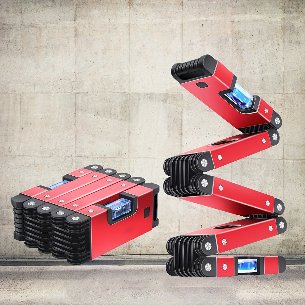 Folding Level Multifunction Multi-Angle Measurement Woodworking Tool Foldable Post Level Precise Leveling Any Position for Home Renovation