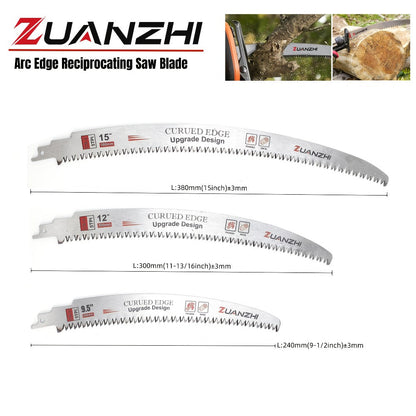 Reciprocating Saw Blade Pruning Arc Edge 3 Pack 6TPI Japanese Teeth CR-V Ultra Hardened for Wood for an Everyday Personal Care Routine