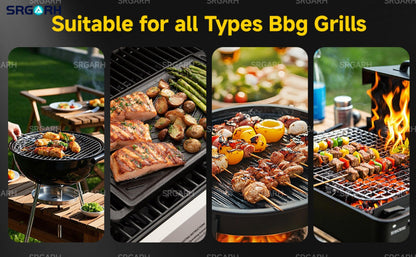 Electric BBQ Grill Brush Cordless Rechargeable Grill Cleaner with 800 RPM Rotating Head, 2000mAh Battery