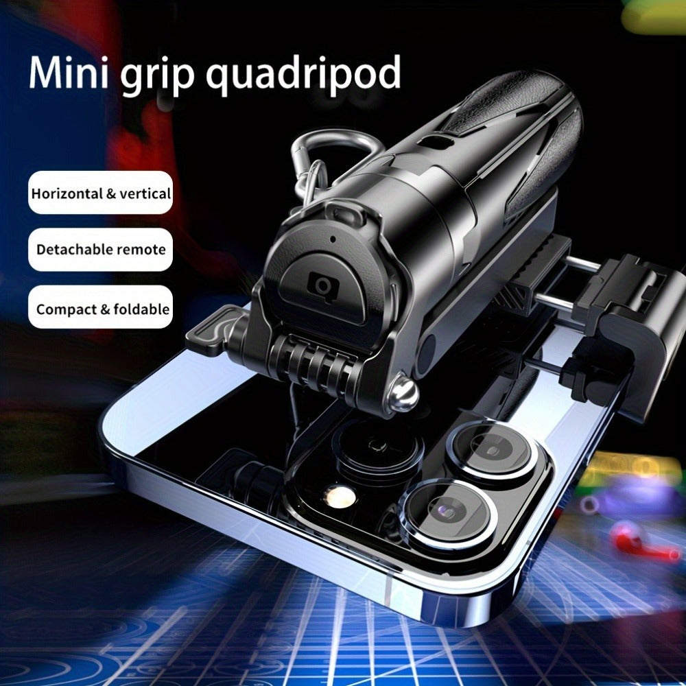 One-Click Release Selfie Stick Tripod 16 Inch Extendable with Wireless Bluetooth Remote & 360° Rotating Bracket