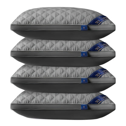 Queen Size Pillows for Side Sleepers, 800g Heavyweight Hotel Collection, Down Alternative, Ultra-Plush & Resilient