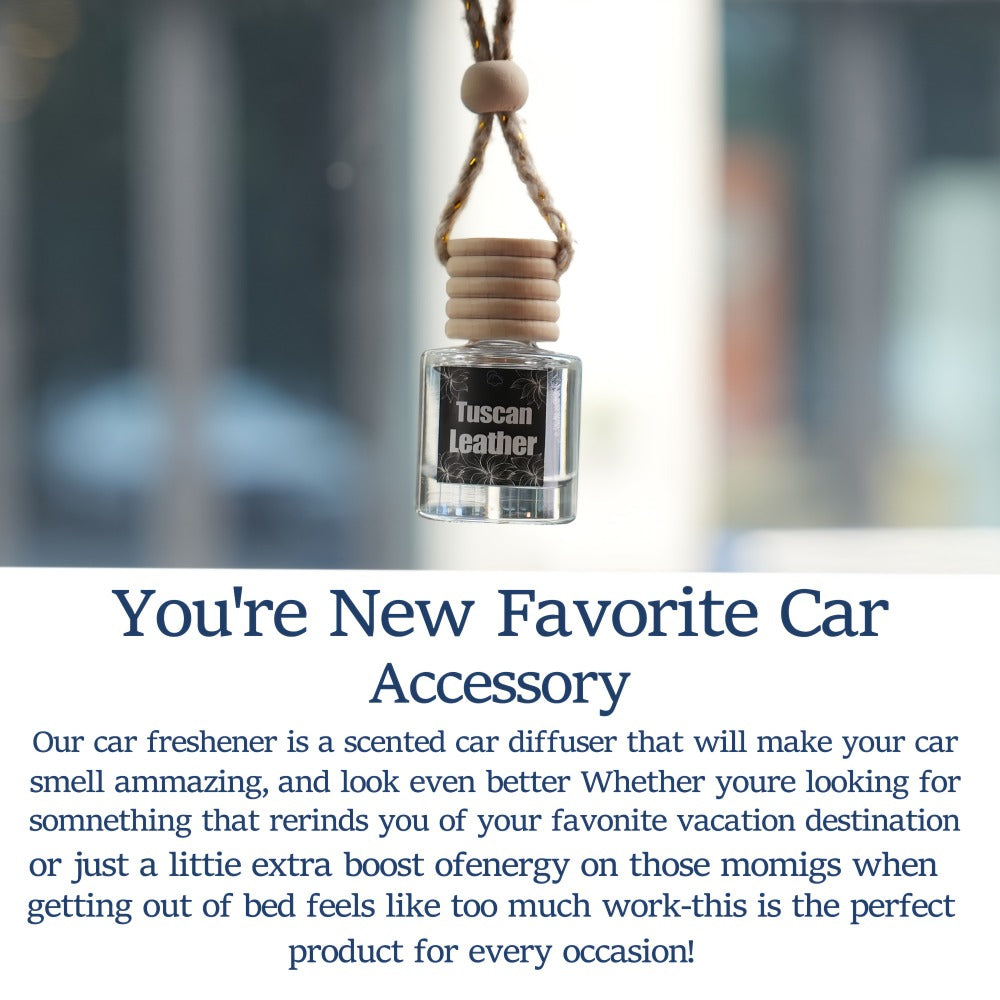 Car Air Freshener X&Y Four-Bottle Hanging Diffuser Gift Set with Eight available Style and Collection Options