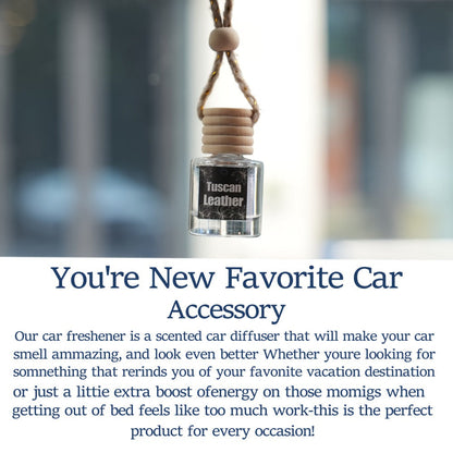 Car Air Freshener X&Y Four-Bottle Hanging Diffuser Gift Set with Eight available Style and Collection Options