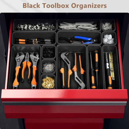 Tool Box Organizer Tray Dividers – 67 or 21 Pcs Toolbox Drawer Organizer Storage Trays for Rolling Tool Chest, Workbench Cabinet, Screws