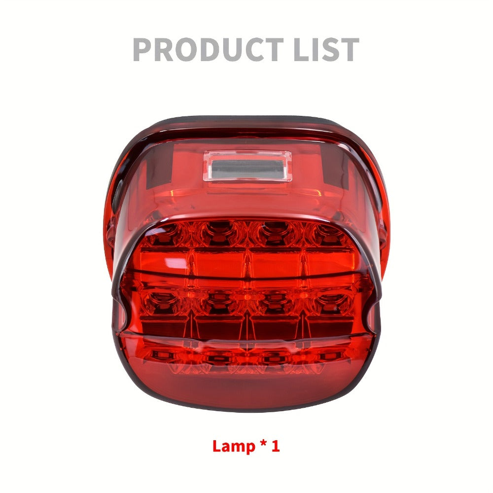 Harley Davidson LED License Plate Light with Turn Signal for Sportster Dyna Touring Road King Electra Glide – Brake Running Lamp
