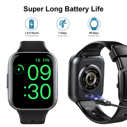 112 Sports Modes Smartwatch Bluetooth 5.3 for Men Women for an Everyday Personal Care Routine