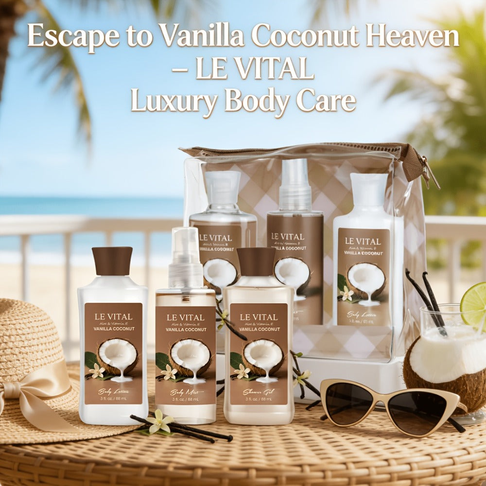 Bath Body Care Gift Set Shower Gel Body Lotion Body Mist Aloe Vera Vitamin E Glycerin Deep Moisturizing Fragrance Set for Women Cherry