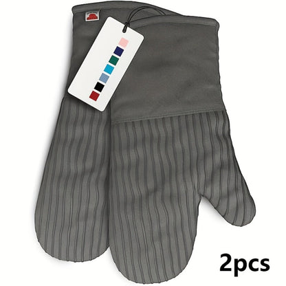 Oven Mitts and Pot Holders Set 6 Piece Heat Resistant Kitchen Gloves Cooking Mitts with Potholder