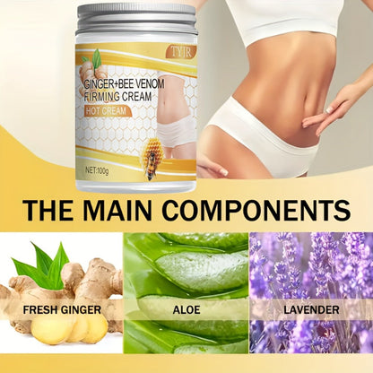 Glycerin Vitamin E Body Firming Cream 2pcs 100g Each Moisturizing Toning Lotion Skin Tightening Elasticity Nourishing Daily Care for Abdomen