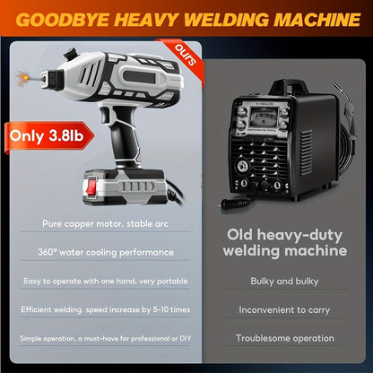 Portable Stick Welder IGBT 20-120A 110V – Handheld Arc Welder with Hot Start, Arc Force & Anti-Stick for Home & Auto Repair