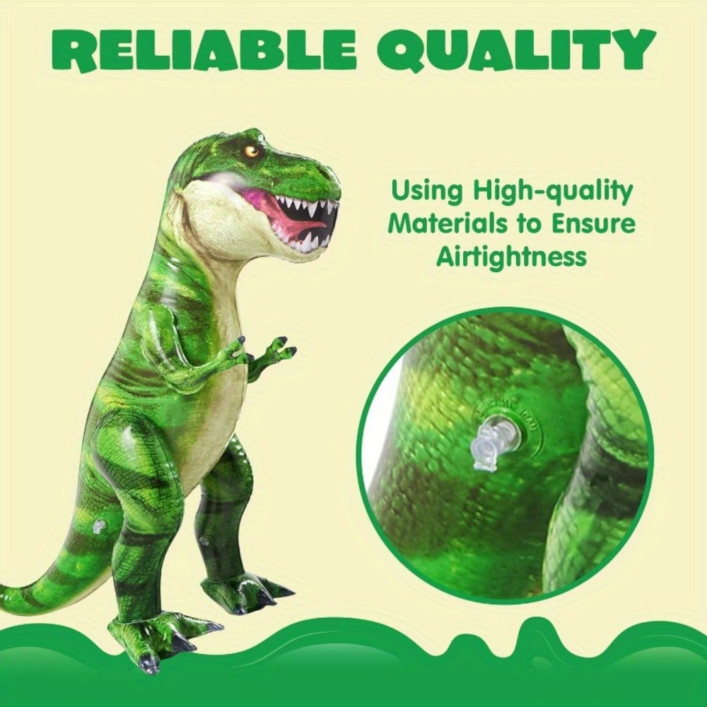 Giant Inflatable T-Rex Dinosaur 37 Inch, Tyrannosaurus Rex Blow Up Toy Safe with the Listed Color, Size or Set Options for Everyday Use