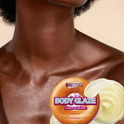 Body Glaze Moisturizer 80oz with Hyaluronic Acid and Glycerin in Four Scent Options for Daily Full Body Care