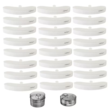 NPET DF10 Pet Water Fountain Replacement Filters – Multi-Pack Activated Carbon Filter Cartridges for Dog & Cat Water Fountain