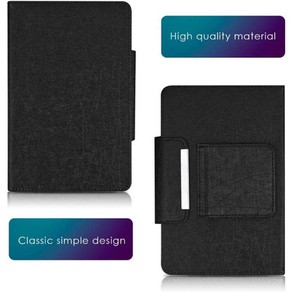 Universal Tablet Case with Wireless Keyboard 10.1 Inch, Removable Bluetooth Keyboard, PU Leather Folio Cover