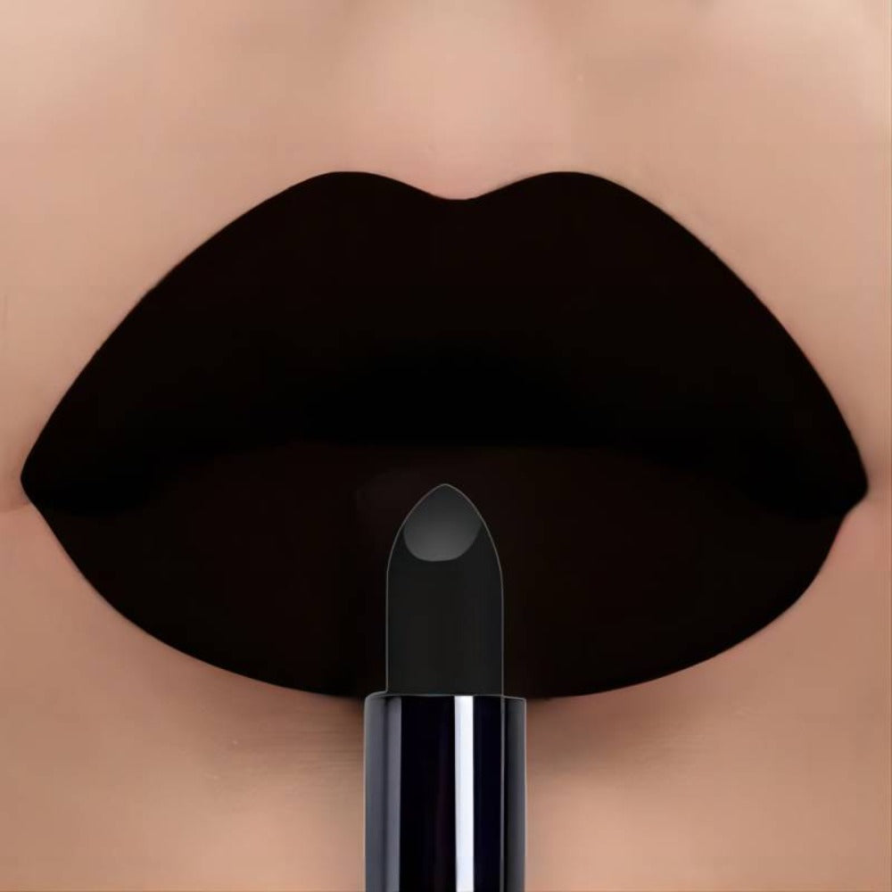 Black Matte Lipstick Set 3 Pack, for Makeup, Travel and Everyday Vanity Use, with the Listed Configuration