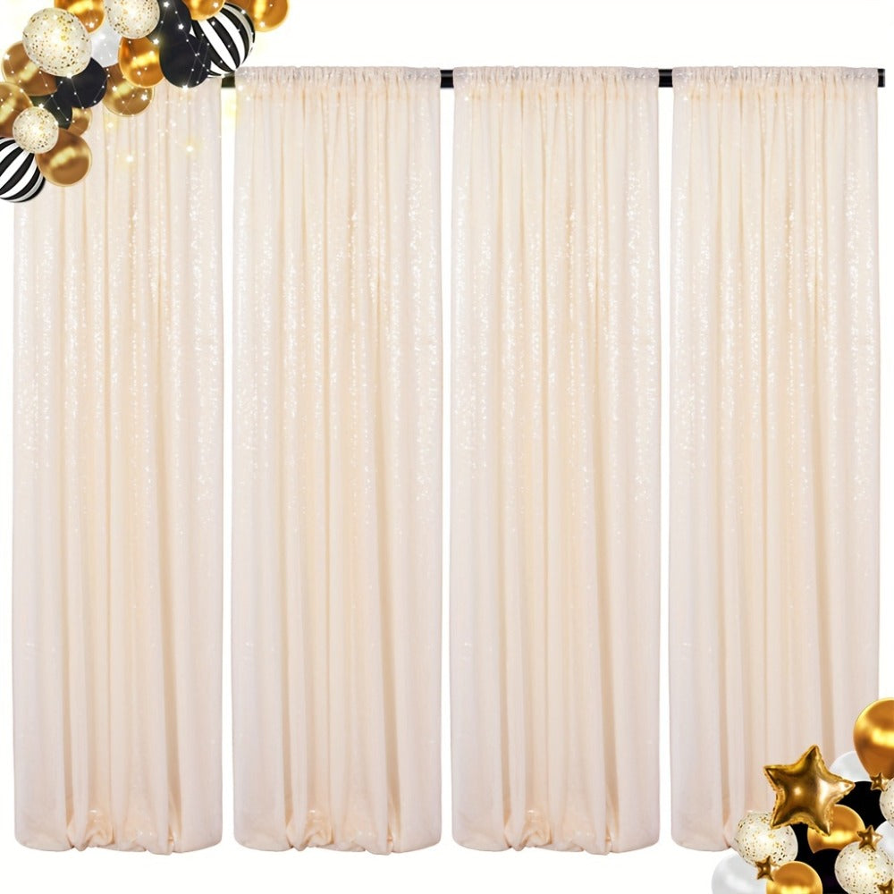 Sequin Backdrop Curtains 2FTx8FT Glitter Photography Background Panels for Party Wedding Birthday for an Everyday Personal Care Routine