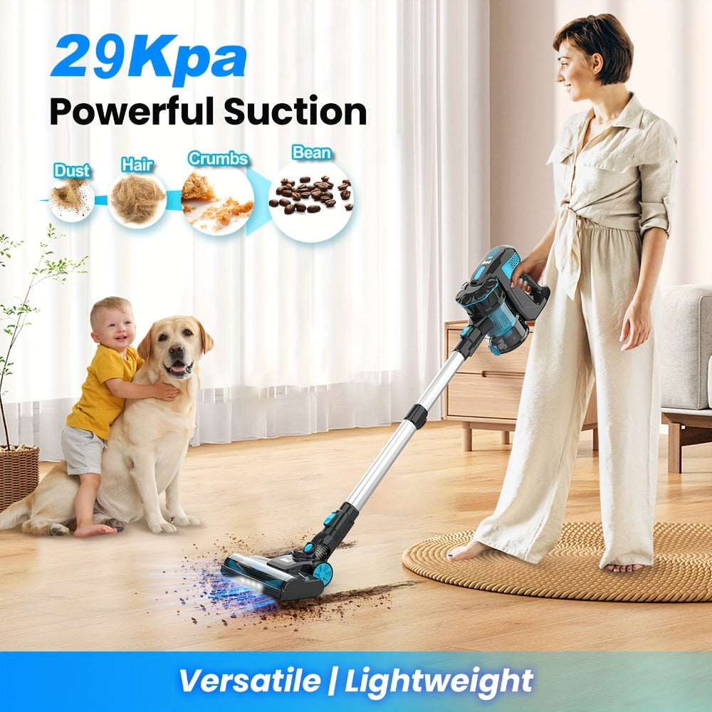 Handheld Vacuum Cleaner Cordless 29KPA Strong Suction for Pet Hair for Entryways, Bedrooms and Living Spaces