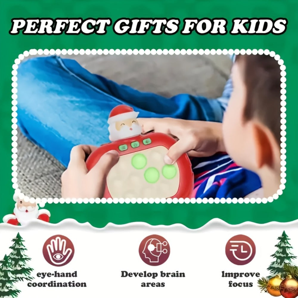 Santa Claus Pop Up Brain Game Toy for Kids with the Listed Color, Size or Set Options for Everyday Use