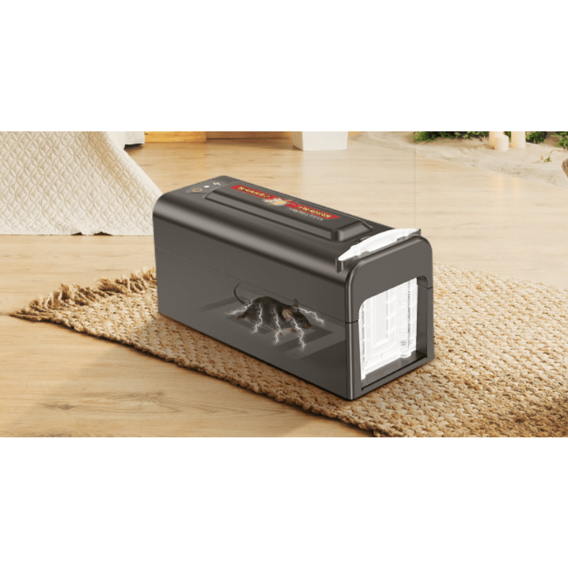 Electric Mouse Trap, High Voltage USB Battery Indoor Outdoor Pest for Garden, Yard and Pest Management