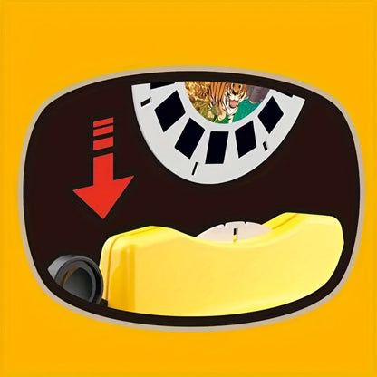 3D Slide Viewer Toy for Kids Ages 3+, Screen-Free Sideshow Projector with Space Ocean Animals Dinosaurs Slides