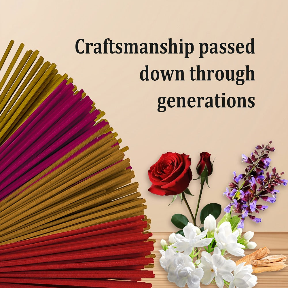 Incense Sticks 200pcs Aromatherapy Incense Set 4 Scents for Meditation Yoga Purification Home for Entryways, Bedrooms and Living Spaces
