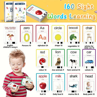 Talking Flashcard Machine for Toddlers 160 Words with the Listed Color, Size or Set Options for Everyday Use