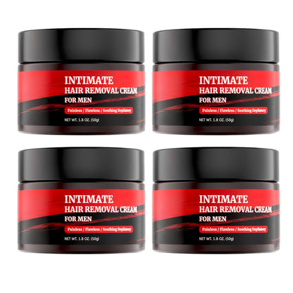 Hair Removal Cream for Men – Fast Acting Depilatory for Chest Back Legs Arms Intimate Areas Sensitive Skin Formula 50g
