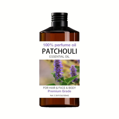 Essential Oil for Diffuser, Patchouli Earthy Woody Aroma in 52ml Bottle for Diluted Topical, Diffuser and Humidifier Use