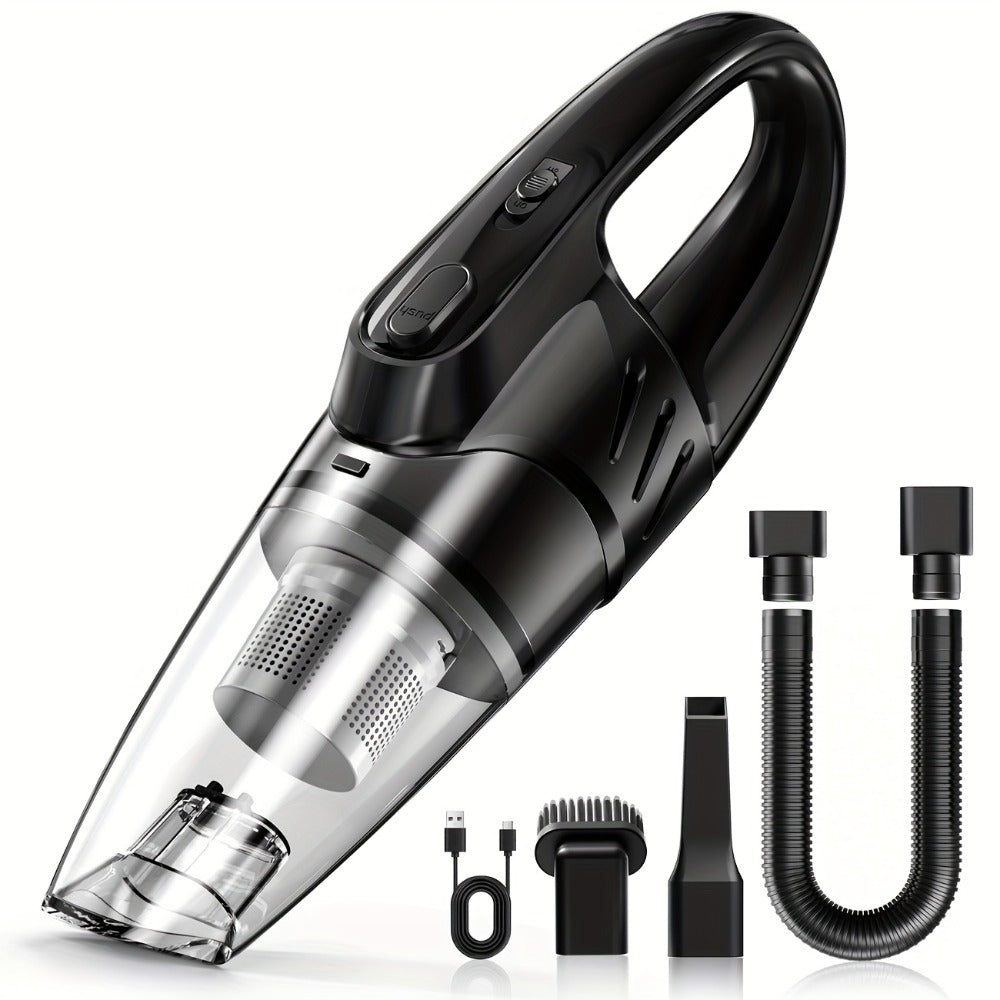 Model 807 Cordless Car Vacuum Cleaner with 6000Pa Pictured Rating, Five Accessories and Six Color Configurations