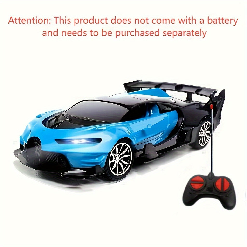 High-Speed Drift RC Car 1:24 Scale with LED Lights 4-Channel Simulation Model Remote Control Car for Kids Boys Girls