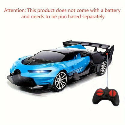 High-Speed Drift RC Car 1:24 Scale with LED Lights 4-Channel Simulation Model Remote Control Car for Kids Boys Girls
