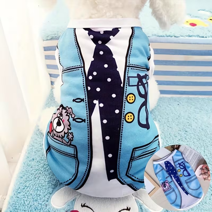 Dog Vest Lightweight Windproof Thermal Shirt for Small Dogs – Fashion Pet Costume for Teddy Bichon Pomeranian