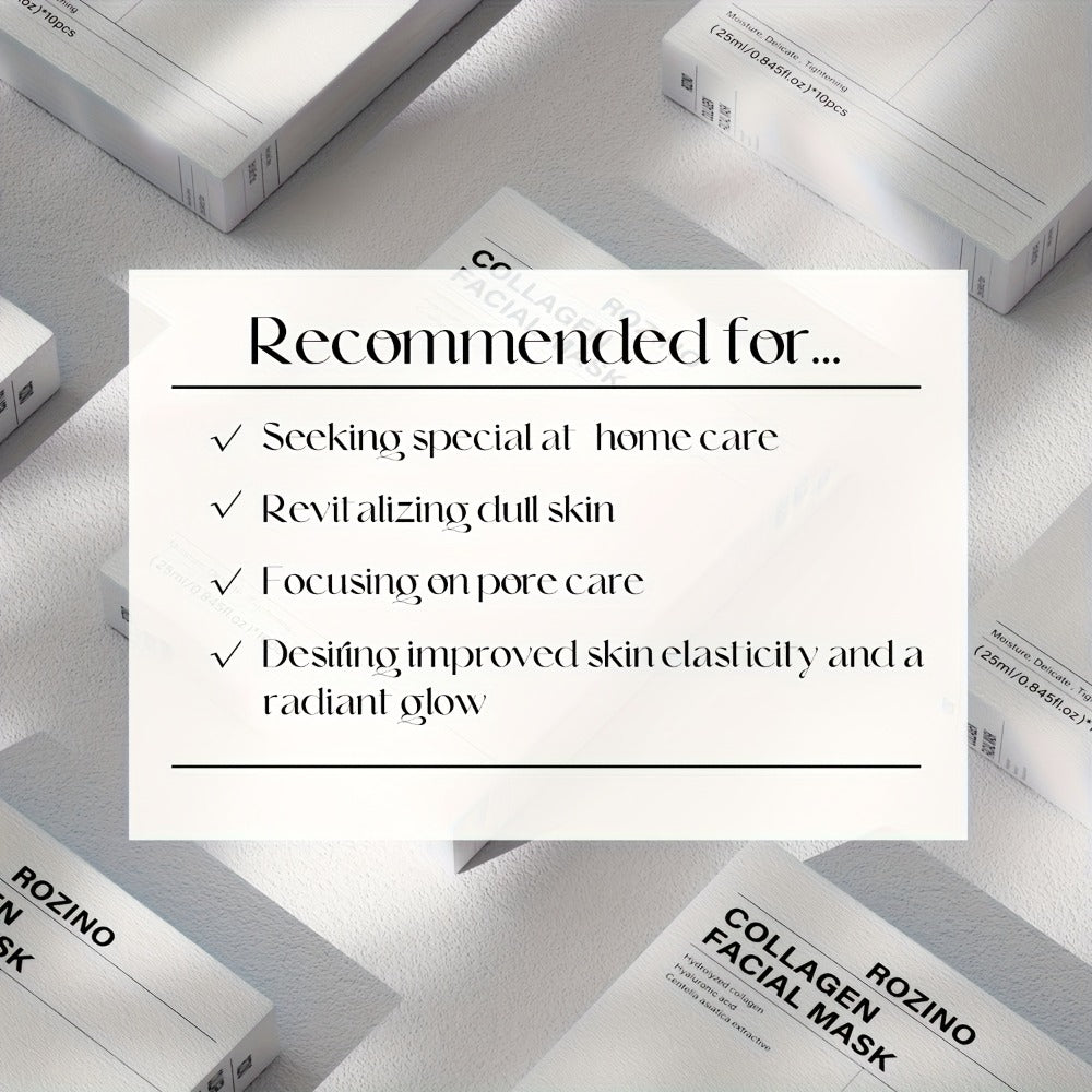 Collagen Sleeping Mask 20pcs Hyaluronic Acid Aloe Vera Deeply Moisturizing Overnight Hydrating Night Mask for Sensitive All Skin Types