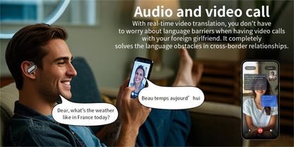 AI Translation Earbuds 144 Languages Real-Time Bluetooth 6.1 TWS Meeting Notes Noise Cancelling for an Everyday Personal Care Routine