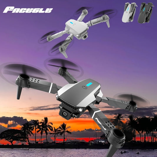 E88 Foldable Drone with Dual Camera with the Listed Color, Size or Set Options for Everyday Use