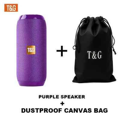 Portable Bluetooth Speaker TG117 with 10W Output, IPX4, 1200mAh Battery, 33ft Range and Mic