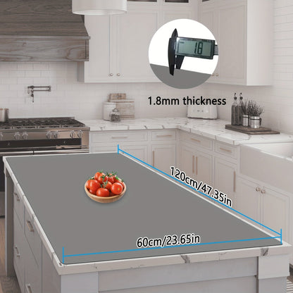 Extra Large Silicone Mat for Kitchen Counter, Heat Resistant Countertop Protector, Nonstick Craft Mat & Placemat