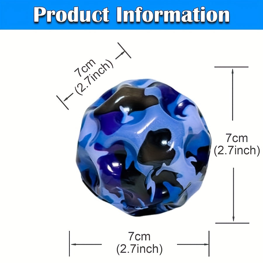 High Bounce Balls 12-Pack – Super Bouncy Faux Leather Mixed Color Bouncy Balls, Extreme High Bouncing Ball Set for Kids