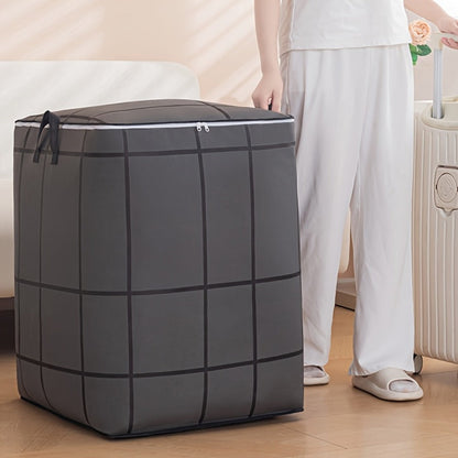 Clothing Storage Organizer Bags 3-Piece XL Foldable Set with Reinforced Handles and Zippers