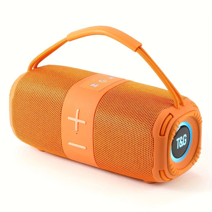 Portable Bluetooth Speaker TG668 Model with IPX4, LED Breathing Light, TWS, FM, USB, TF and AUX