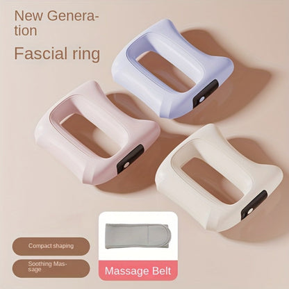 Massage Ring 5-Speed Fascia Massager for Neck Waist Back Full Body Fat Burning Relaxation Fitness