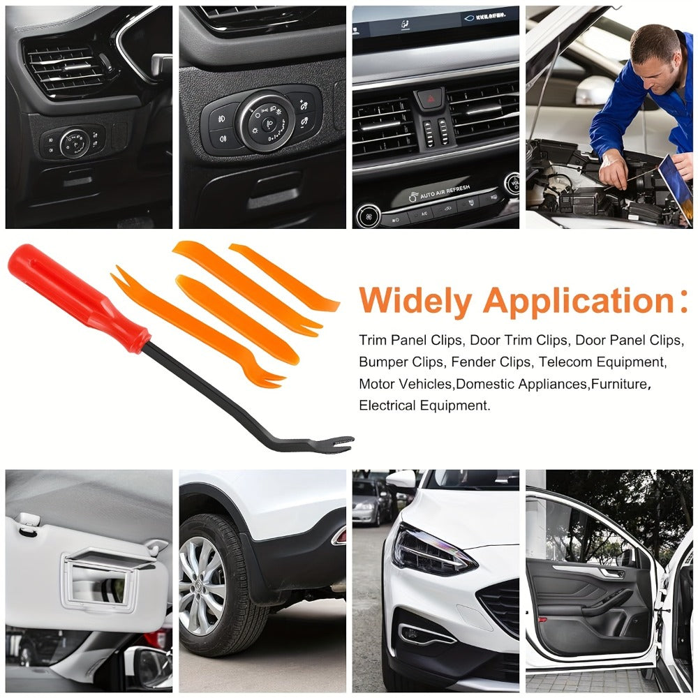 Car Retainer Clips Push Fasteners Kit Bumper Plastic Rivets Assortment for Auto Interior Exterior Trim Panel Body Clips – 113 to 928 Pcs